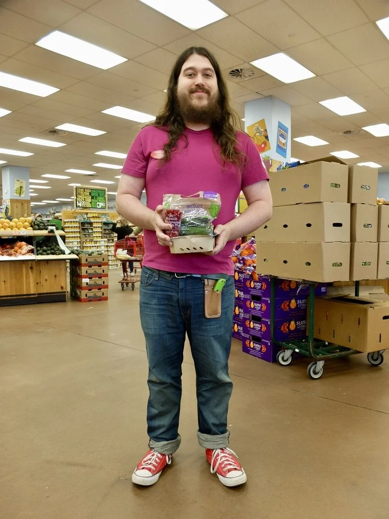  Trader Joe's Paramus, New Jersey.  Jake walked over to the tulip display stand that I was sitting on while Elliot &amp; Casey were shopping. He said that I should take this photo "...for my portfolio." 
