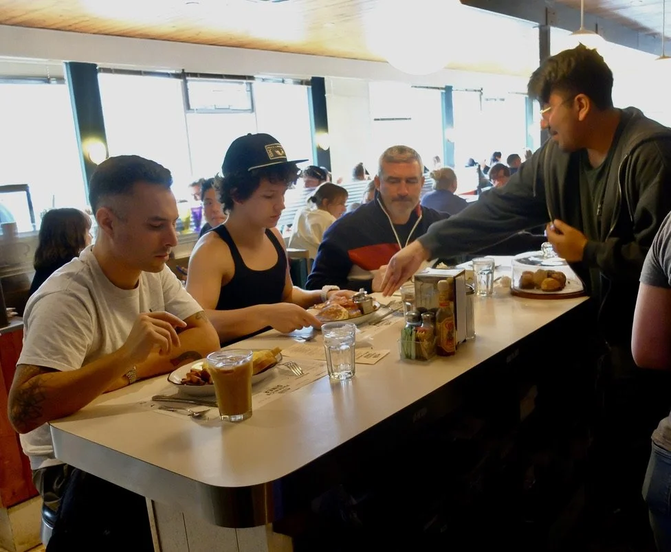  Oh, yum!  The Phoenicia Diner, built in 1962 and moved to the Catskills in the early 80s.   