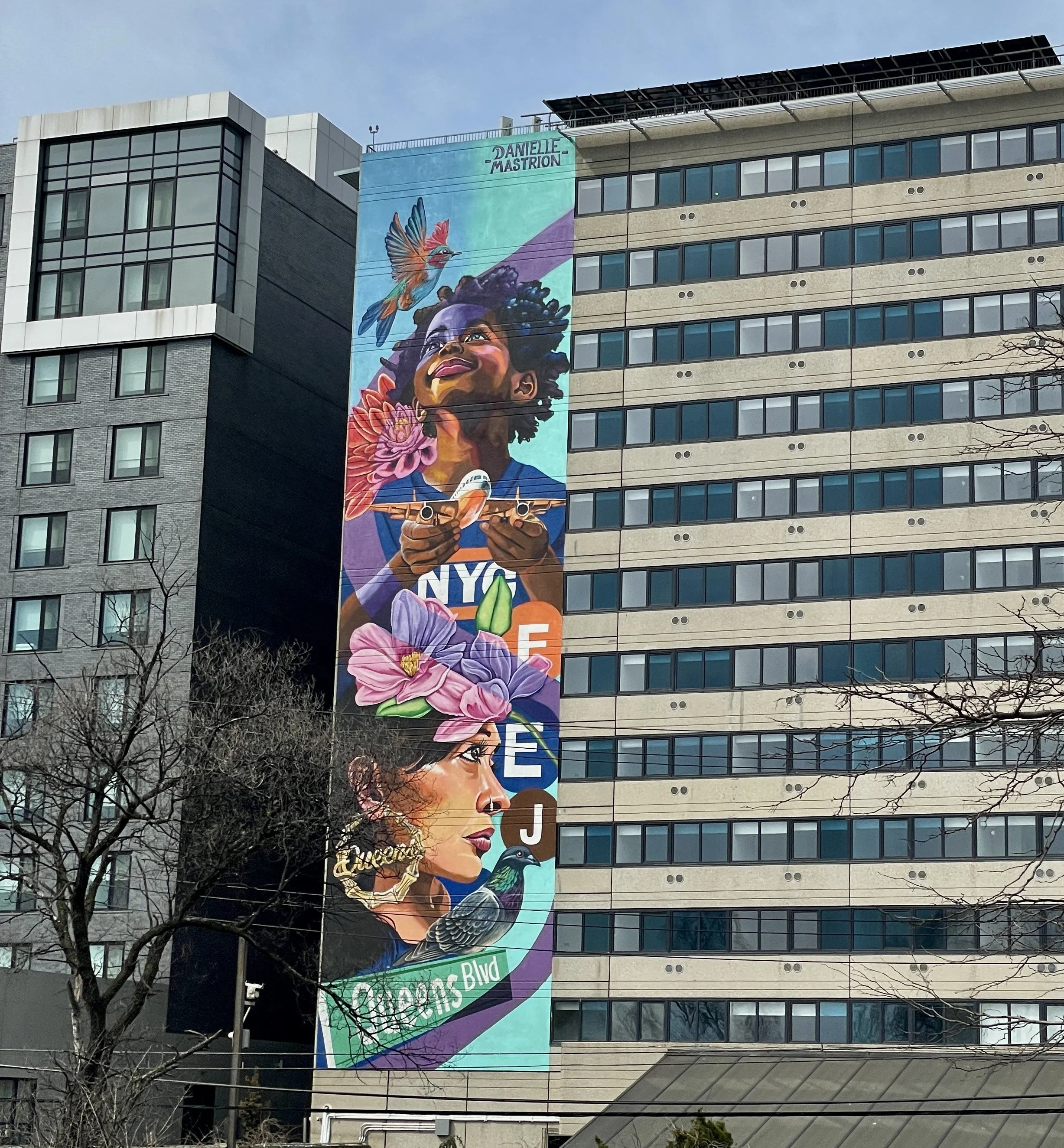  JFK en route to Manhattan. Queens, NY.  My 1st pediatric dental office was on Queens Blvd.  On our arrival in NY, it was surprisingly warm so I could have the taxi’s window down a lot. 