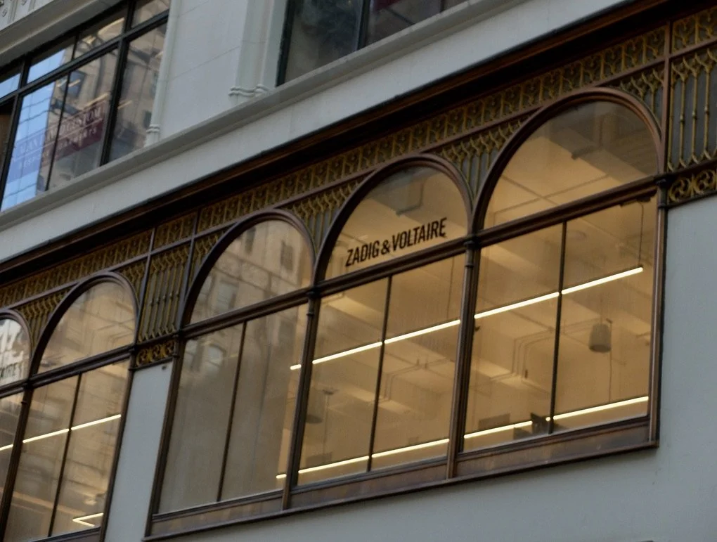  Manhattan from a taxi.  "Discover Zadig &amp; Voltaire's collections of luxury ready-to-wear, leather goods and accessories." 