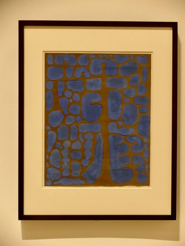  Paul Klee,  Late Evening Looking Out At the Woods  (spät Abends aus dem Wald geblickt), 1937.  Oil on paper with brown sizing. 