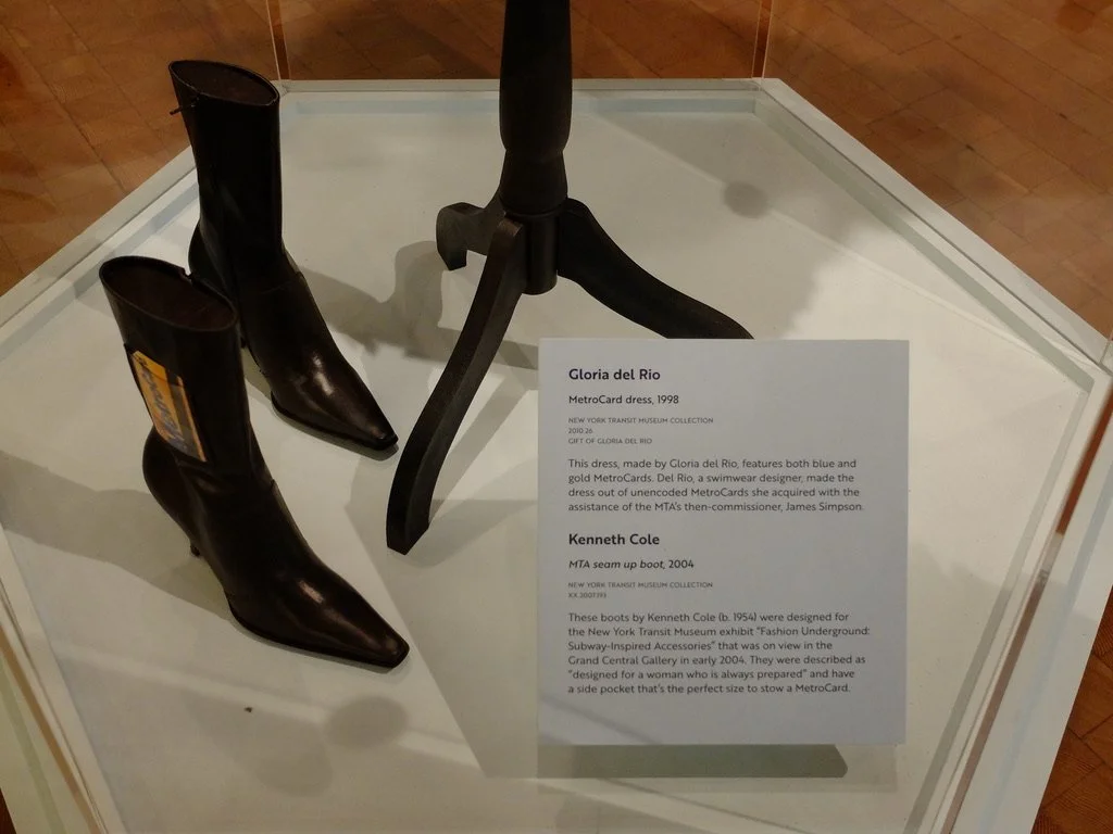  Kenneth Cole  “MTA seam up boot”. “ …have a side pocket that's the perfect size to stow a MetroCard.” 