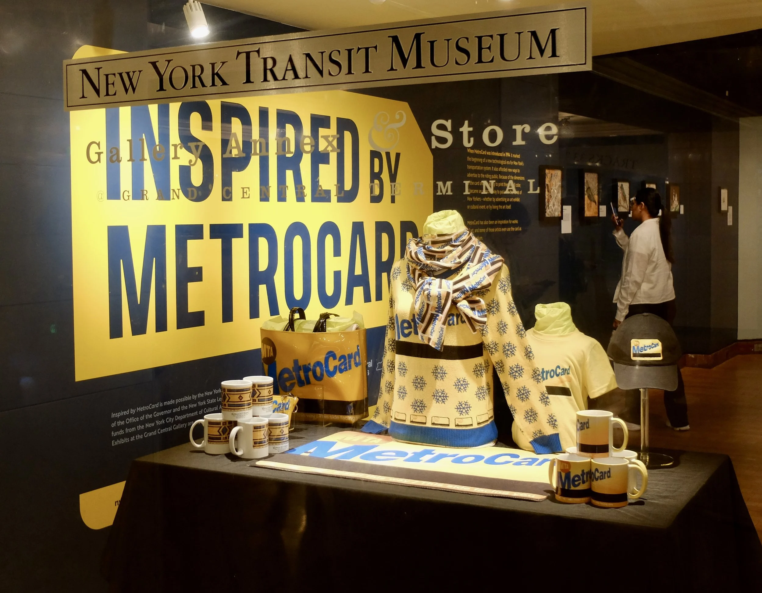  We were on our way to the Transit Museum in Grand Central Station. 
