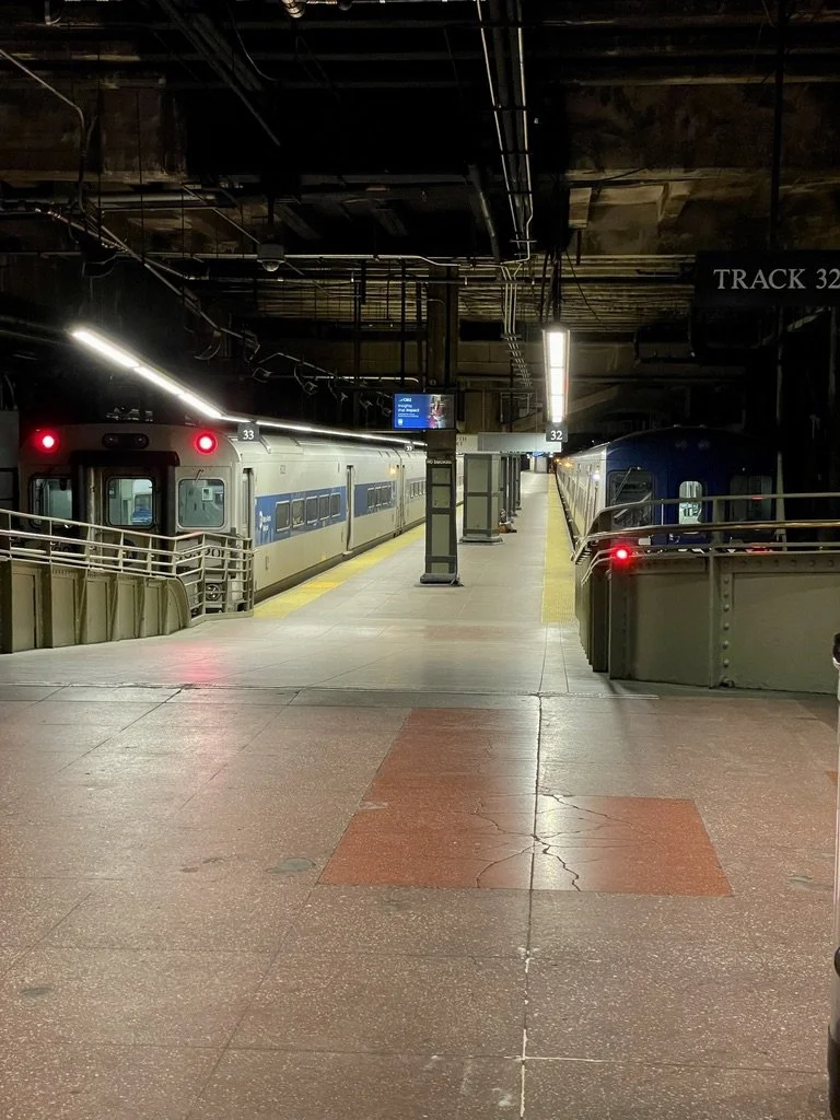  Grand Central Station waiting to take the Metro North to the NY Botanical Gardens in the Bronx. 