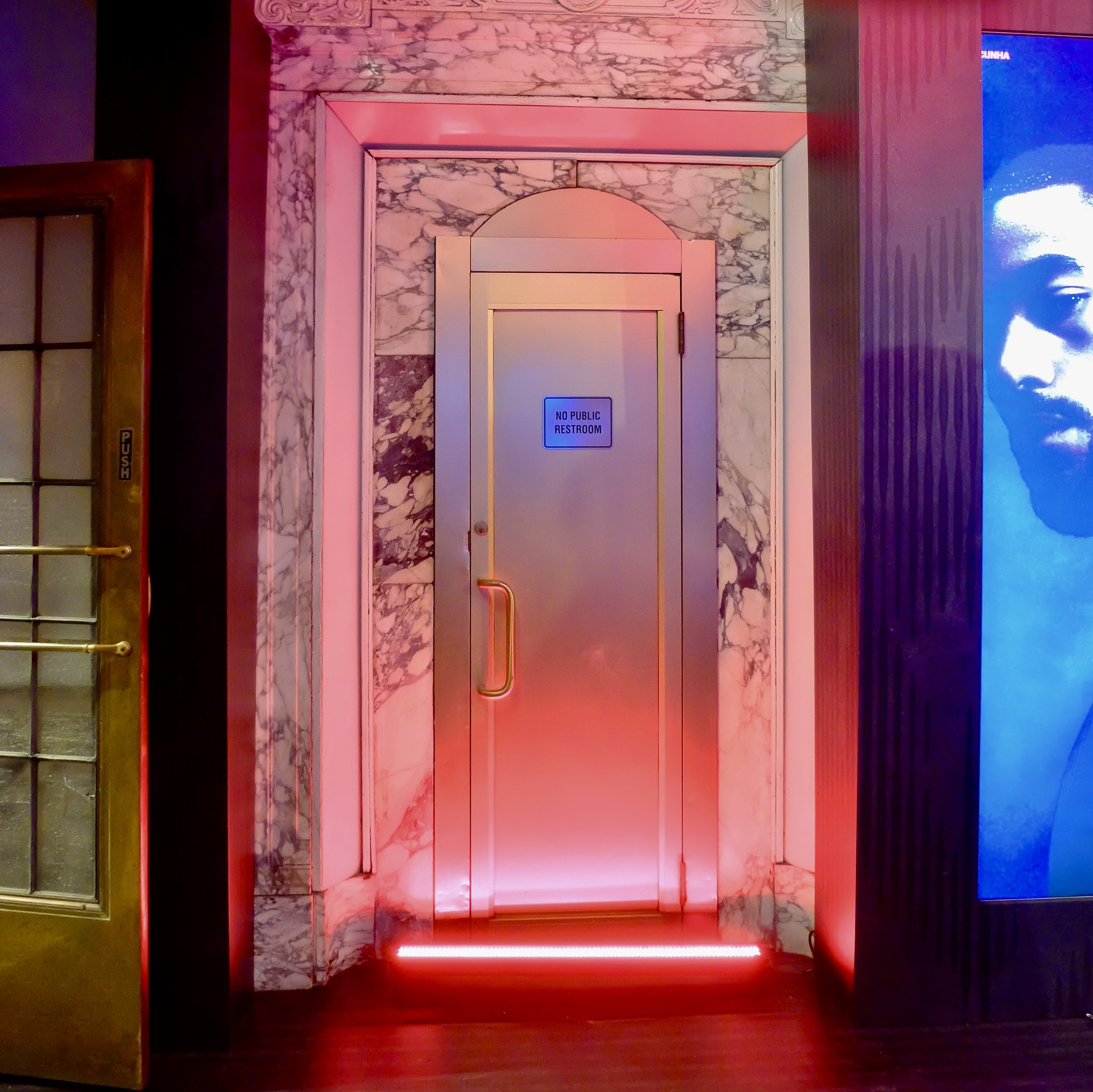  Tony led us into a sporting goods store.  It had been a theatre whose interior was landmarked so it was kept intact.  MAS Times Sq./B'dway Theater District Walking Tour. 