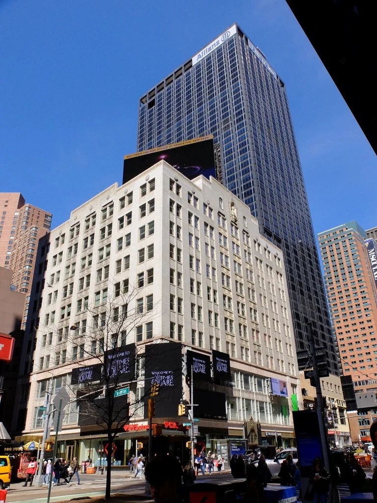  The ca. 1931 Brill Bldg. “… housed music industry offices and studios where some of the most popular American songs were written.”  Think Carole King…   Colony Records was once down below.  “We have every genre of music that you could think of. Our 