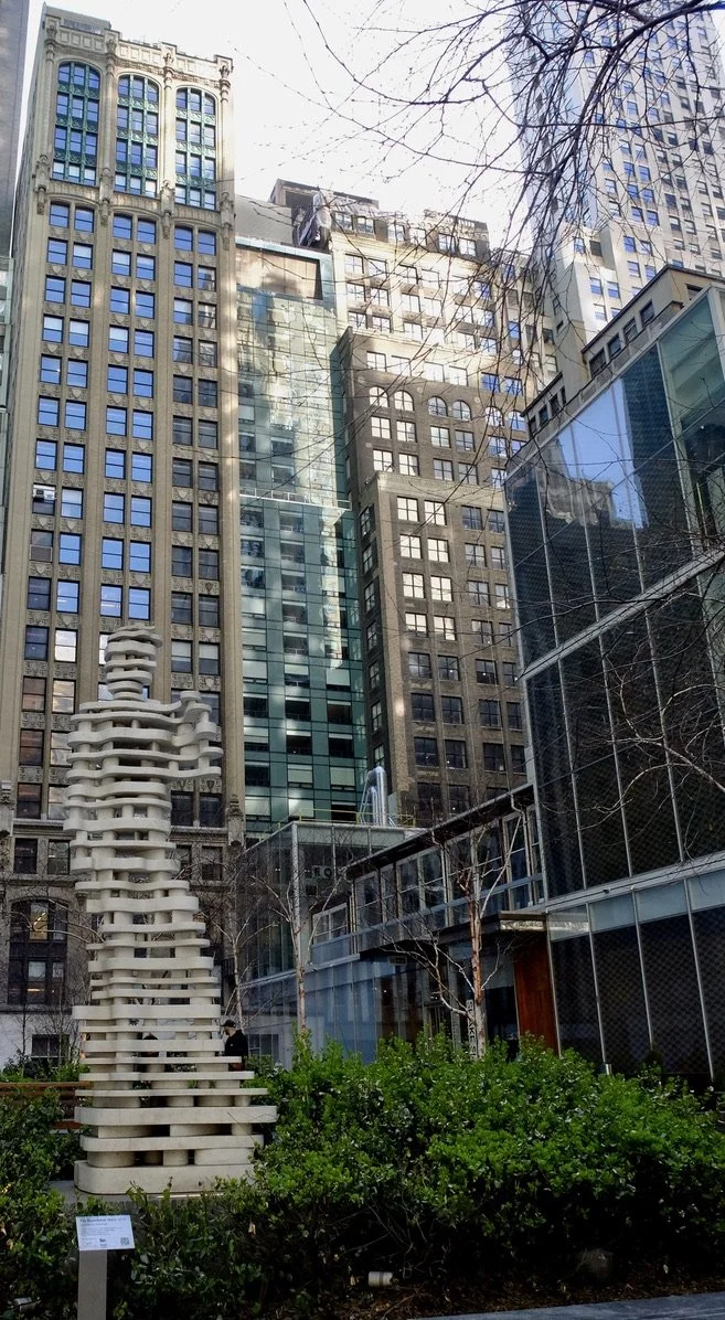  While walking to the 42nd Street Library we noticed this sculpture.  “ The Guardians: Hero , 2013 ANTONIO PIO SARACINO.  On the occasion of 2013 - Year of Italian Culture in the U.S. Donated by the Italian Ministry of Foreign Affairs, the Embassy of