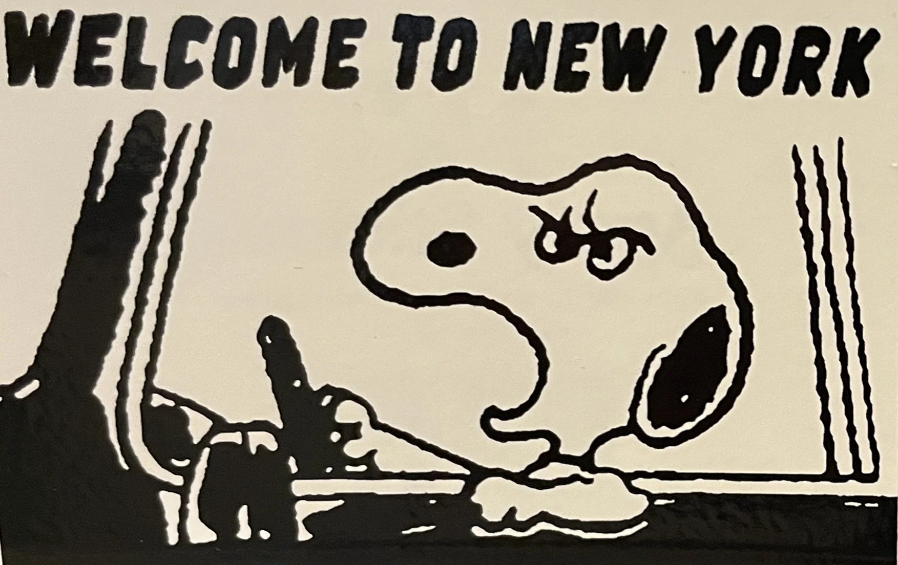  As we approached Manhattan our ears got ready for honking &amp; sirens. 