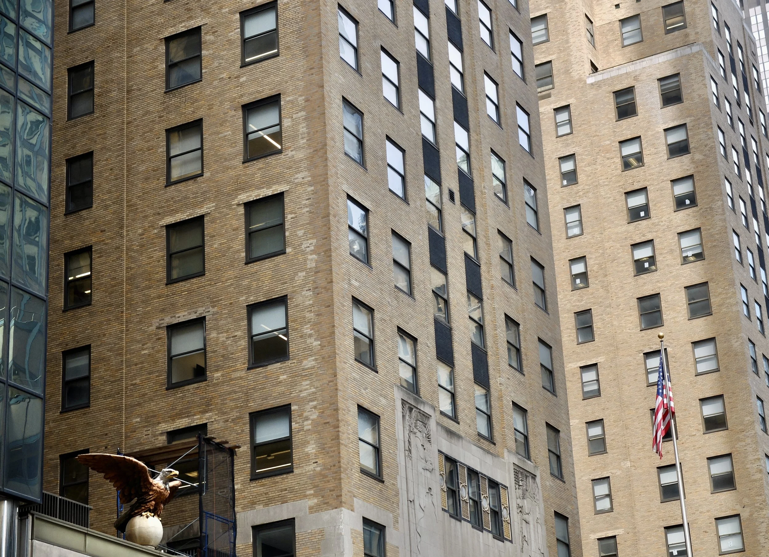  Eagle sculpture - Grand Central Sta. back entrance. 