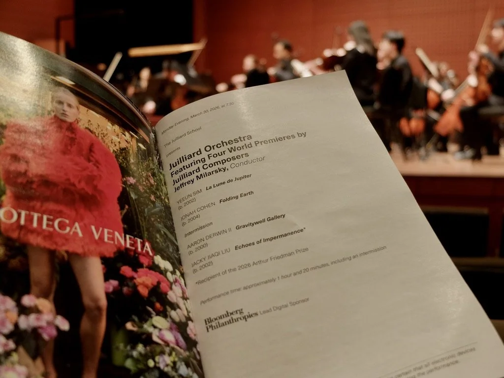  We both liked Yeeun Sim's La Lune de Jupiter the best.  This piece "draws inspiration from Europa, one of Jupiter's moons."  Aaron Derwin ll's piece gave musicians who usually don't get solos, a chance to feature their instrument. 