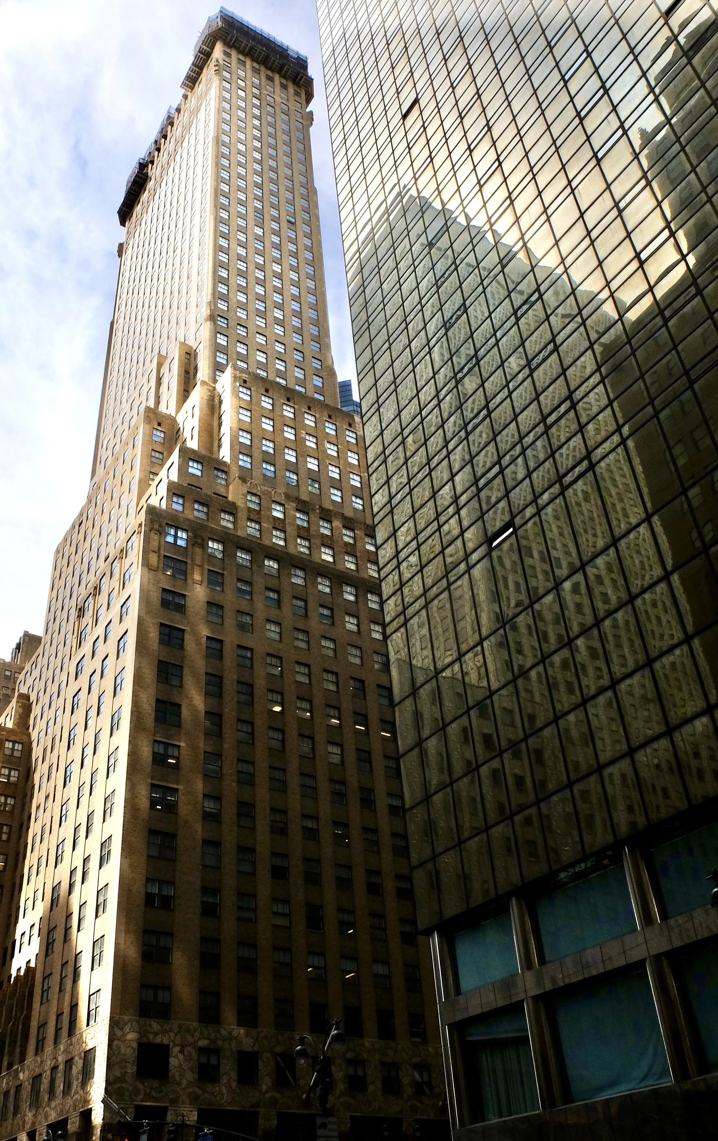  I just looked up as one does in Manhattan. 