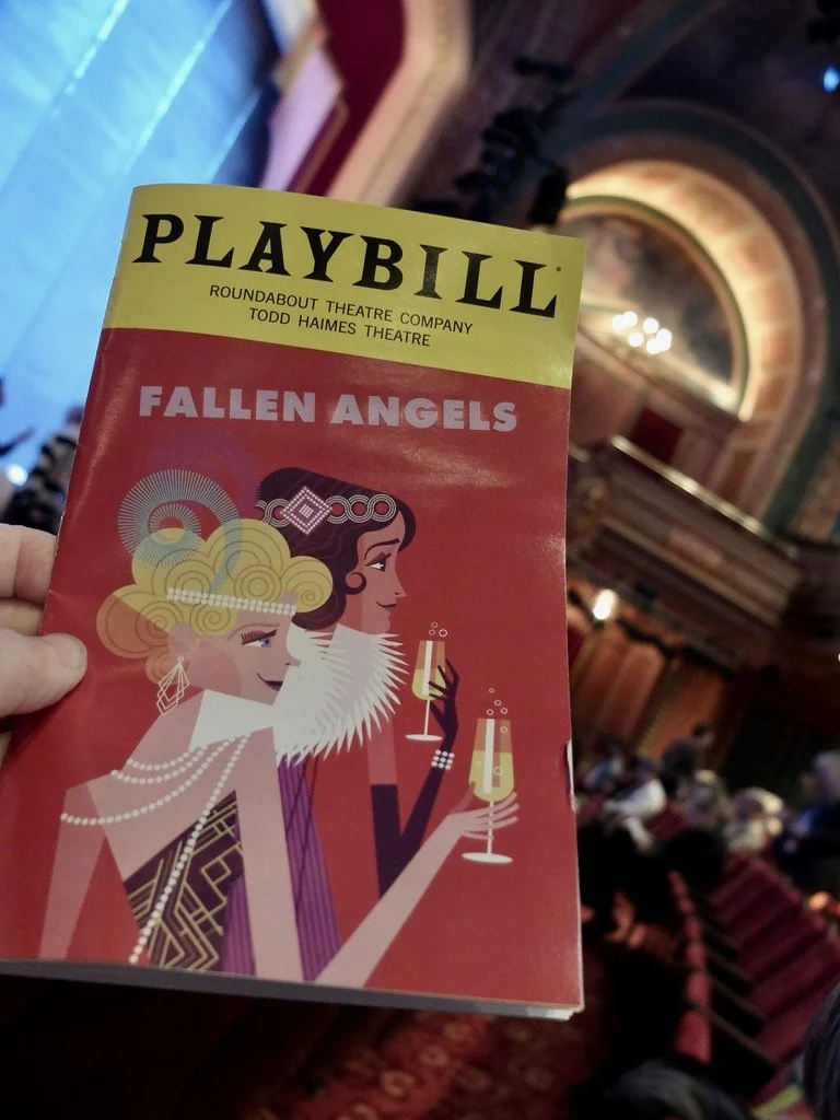  Noël "Coward wrote Fallen Angels when he was 24, and it was initially censored...citing the 'discussion of pre-marital sex and the 'quite unnecessary frankness of discussion among women.'  With a few changes it premiered in 1925."  We enjoyed the pl