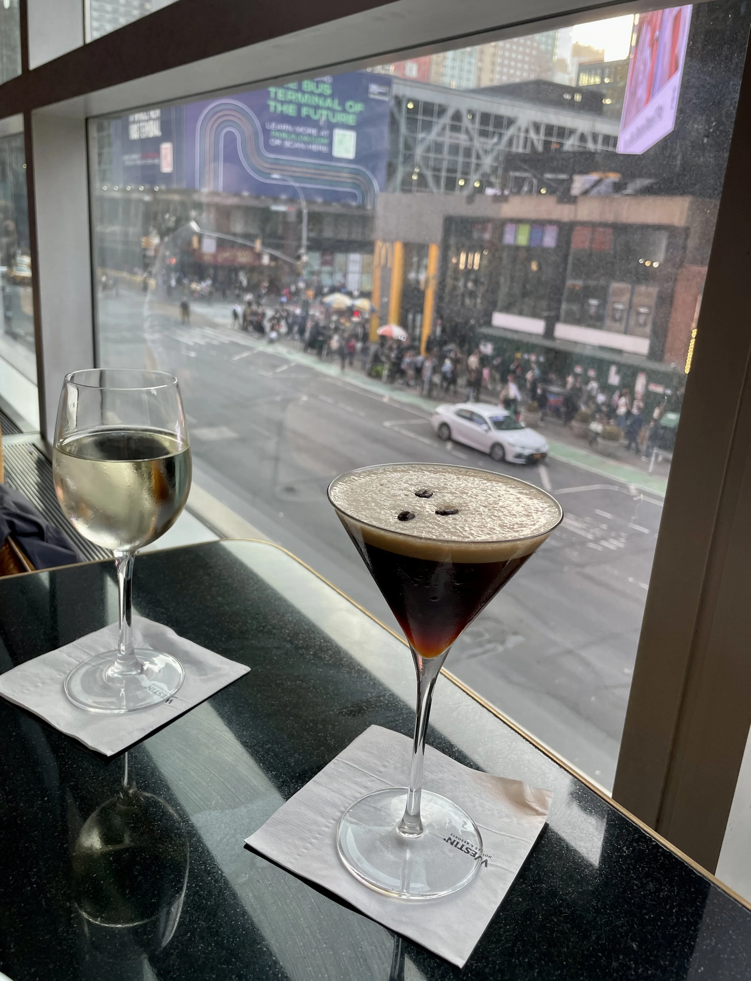  …pre-show cocktails &amp; dinner. 