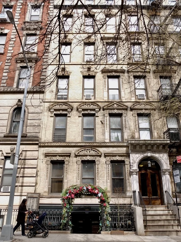  We were biding our time before meeting Elliot at his new office, in an area adjacent to the West Village.  We were able to visit some of the streets &amp; buildings mentioned in the Bowery Boys podcasts. 