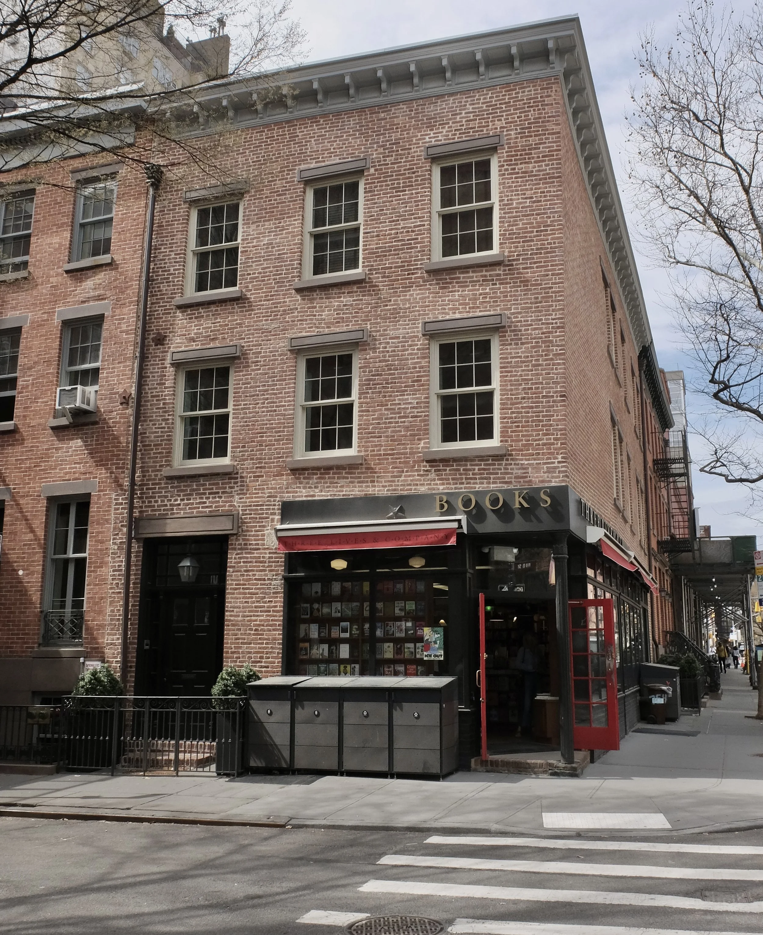  I sometimes listen to the “Bowery Boys,” history stories of NYC, podcast while doing floor exercises.  Recently they had a series on the West Village.  I kept stopping mid-exercise to take notes.  Three Lives &amp; Company Booksellers, 154 West 10th