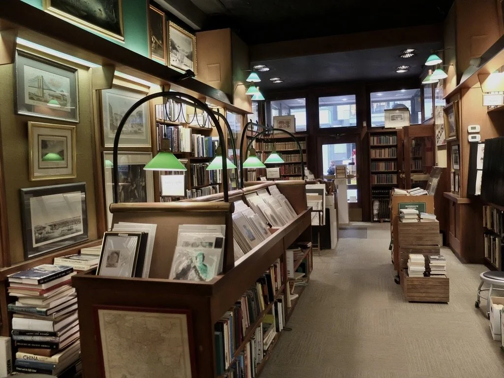  The ca. 1925 “Argosy Book Store is now in its third generation of family ownership.”    Naomi asked about a book.  An associate did a deep dive to discover that the book was self-published by the photographer who had no more copies.  I nosed around 