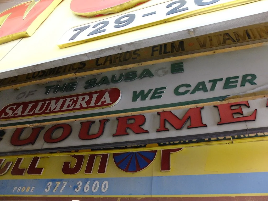  They make signs to order but also collect signs.  Sometimes, once an owner of a to be discarded sign finds it’s worth something to someone, they become reluctant to part with it.   Noble Signs Design Studio &amp; Sign Co.; Factory &amp; Museum tour.