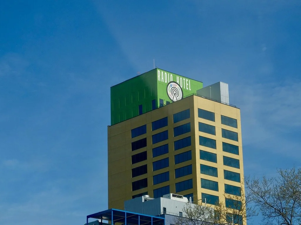  RADIO  HOTEL, Washington Hts., NY.  “Designed for culture-seekers, creatives, and travelers seeking a wow-worthy hotel experience that they’ll want to tell all their friends about… Why settle for ordinary when you can be part of something unique and