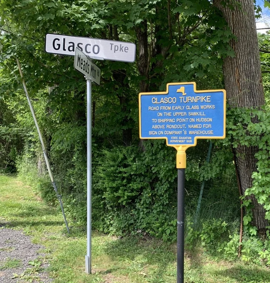  Glasco Turnpike Marker- taken from the web. My photo was blurry. 