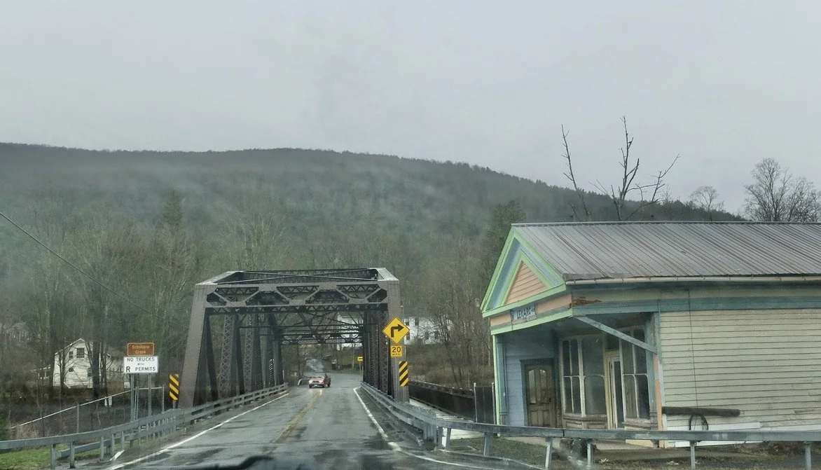  Bridge over Schoparie Creek, Lexington, NY. 