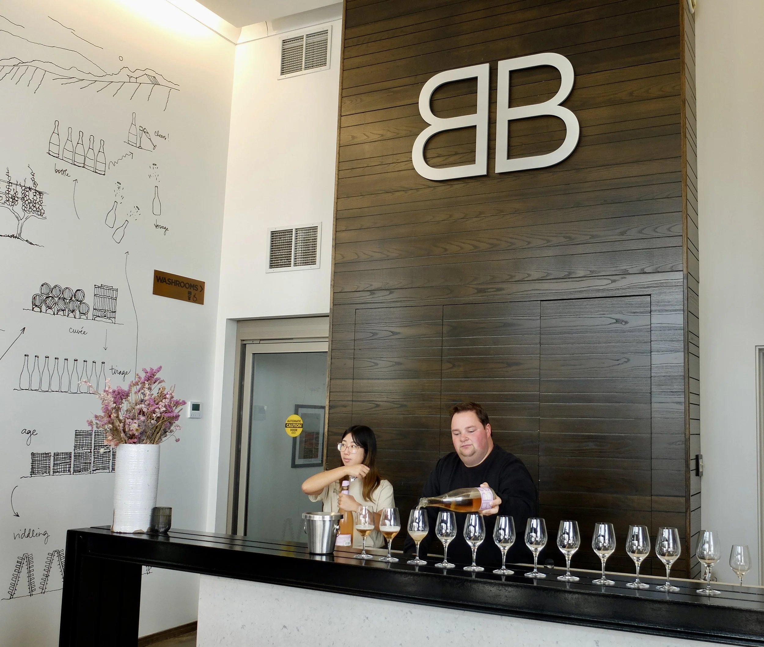  Benjamin Bridges Winery, Gaspereau Valley, Nova Scotia.  Established in 1999. 
