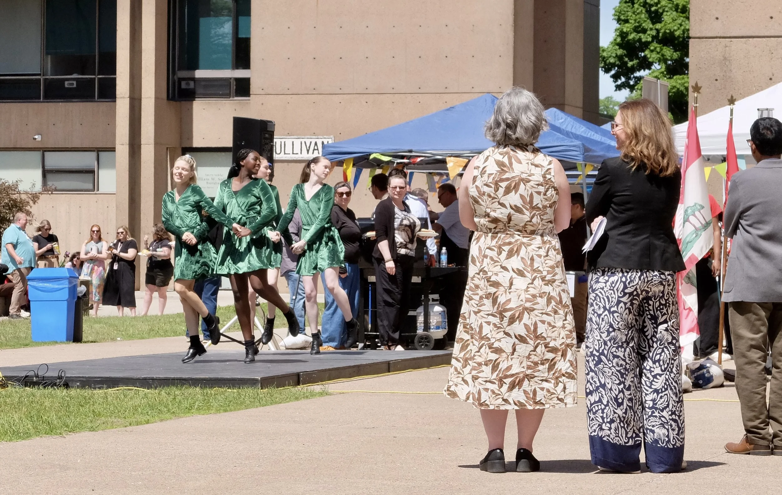  Another set of dancers at a party for government workers. Standing on the right must be the supervisors. Charlottetown, PEI. 