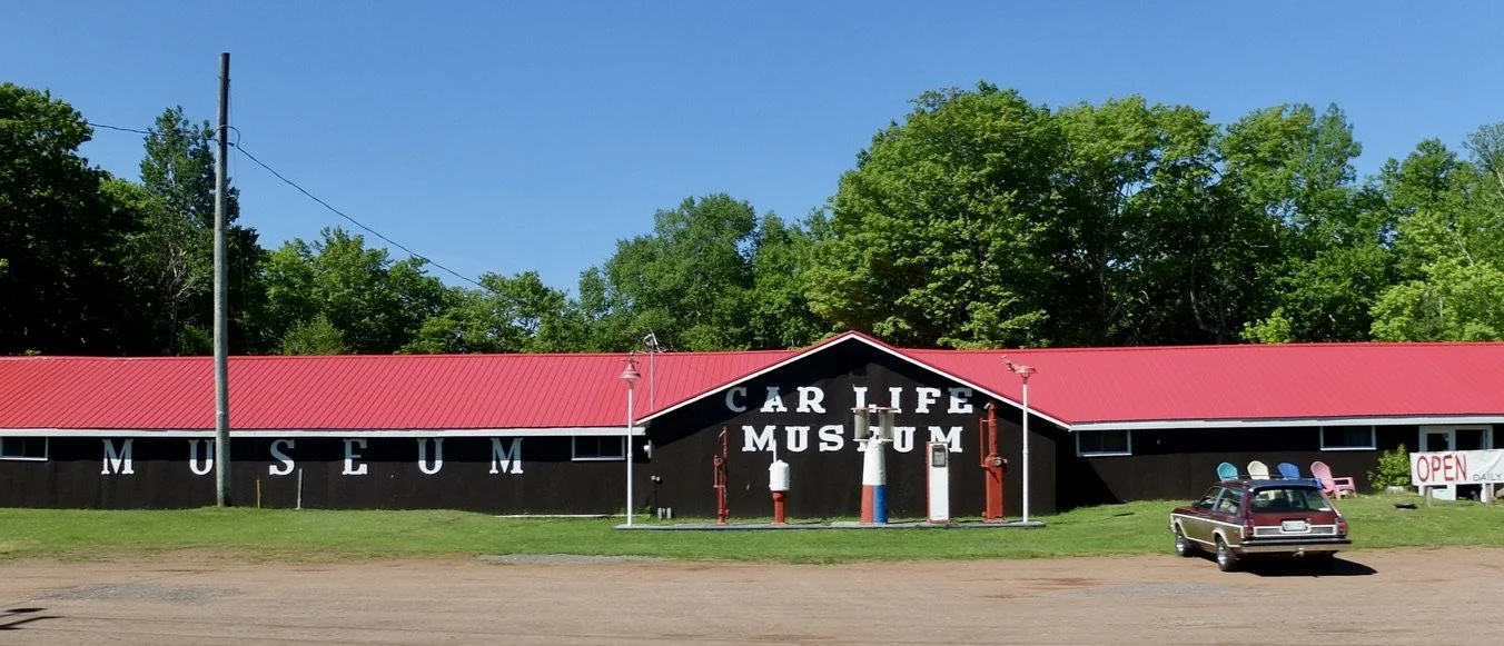  PEI en route to Charlottetown.  We passed this museum coming &amp; going.  Despite my drooling &amp; wanting to stop &amp; visit, the timing was never right. 