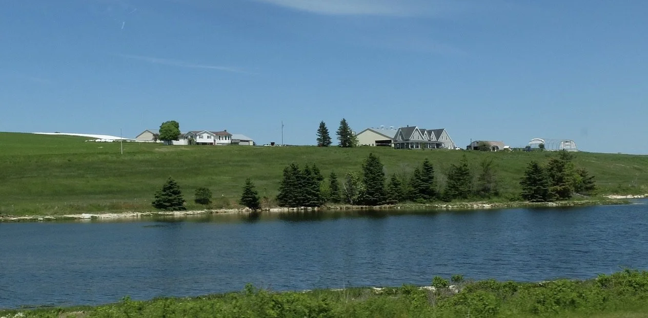 View across the River Clyde from the  Gardens of Hope - Prince Edward Island Preserve Company , New Glasgow, PEI. 