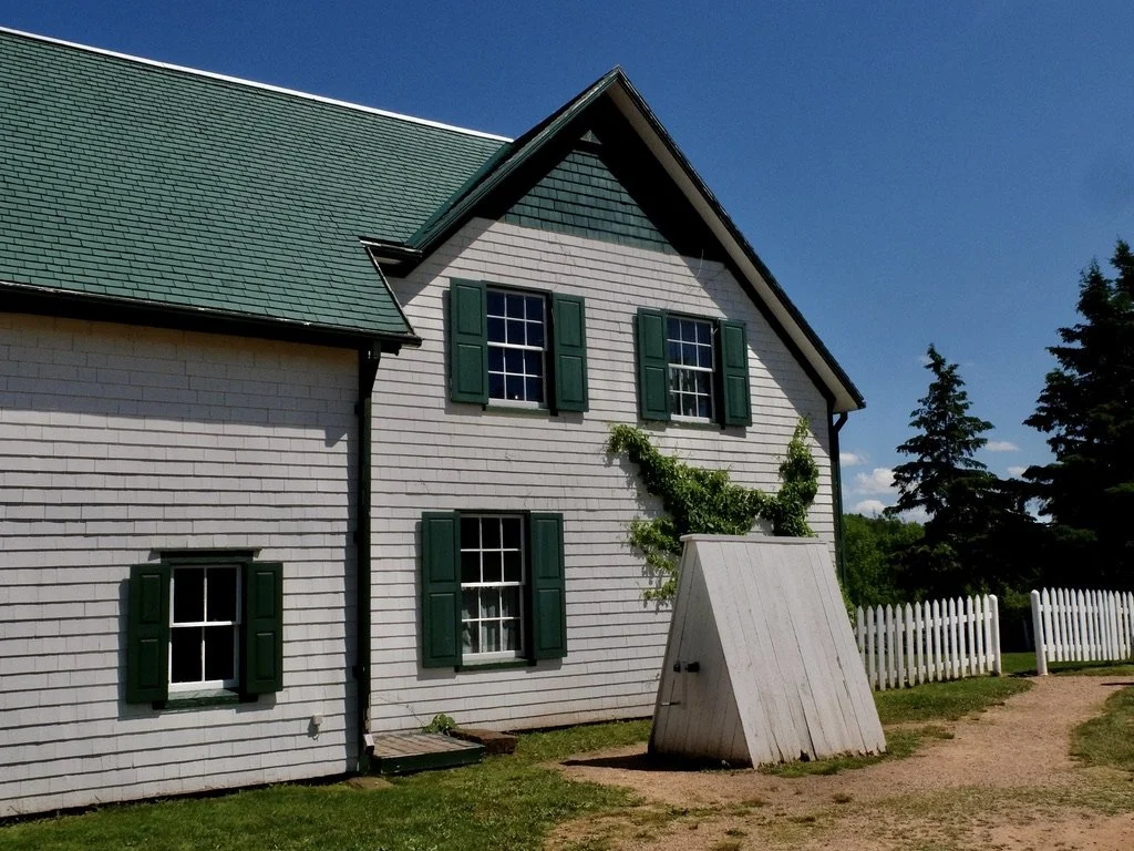  Anne of Green Gables cousin’s house with unusual outbuilding.  Neither of us had read the book so much of it was lost on us.    Best of Prince Edward Island Tour. 