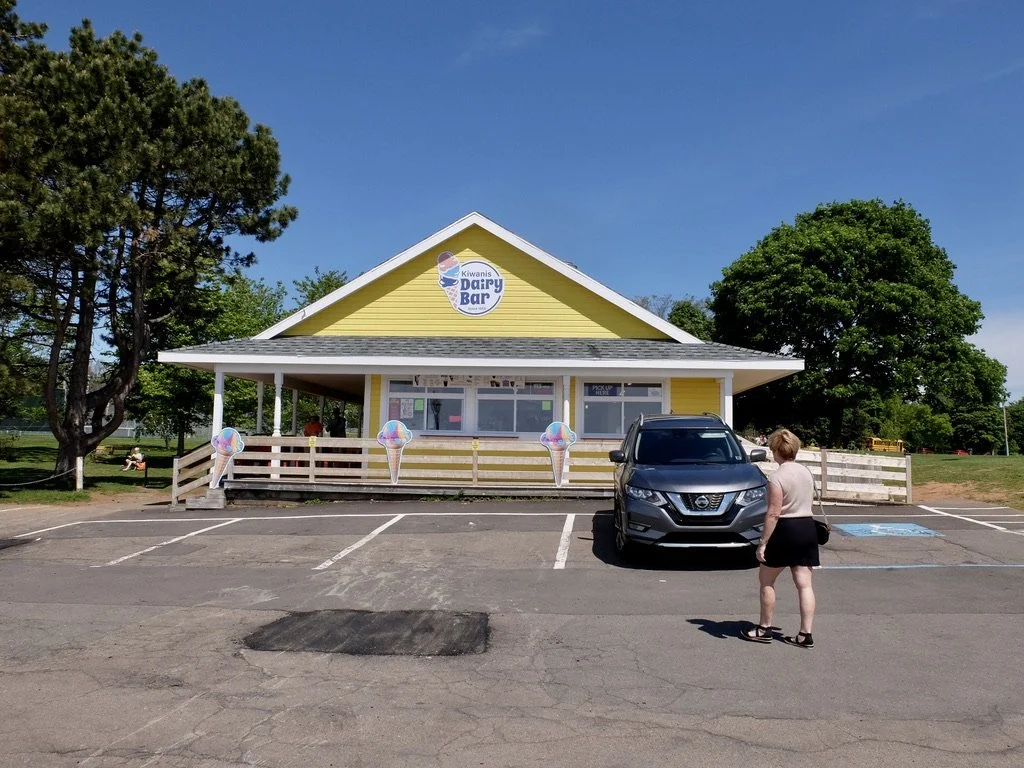  Kiwanis Dairy Bar, since 1955 along Victoria Park, Charlottetown, PEI. 