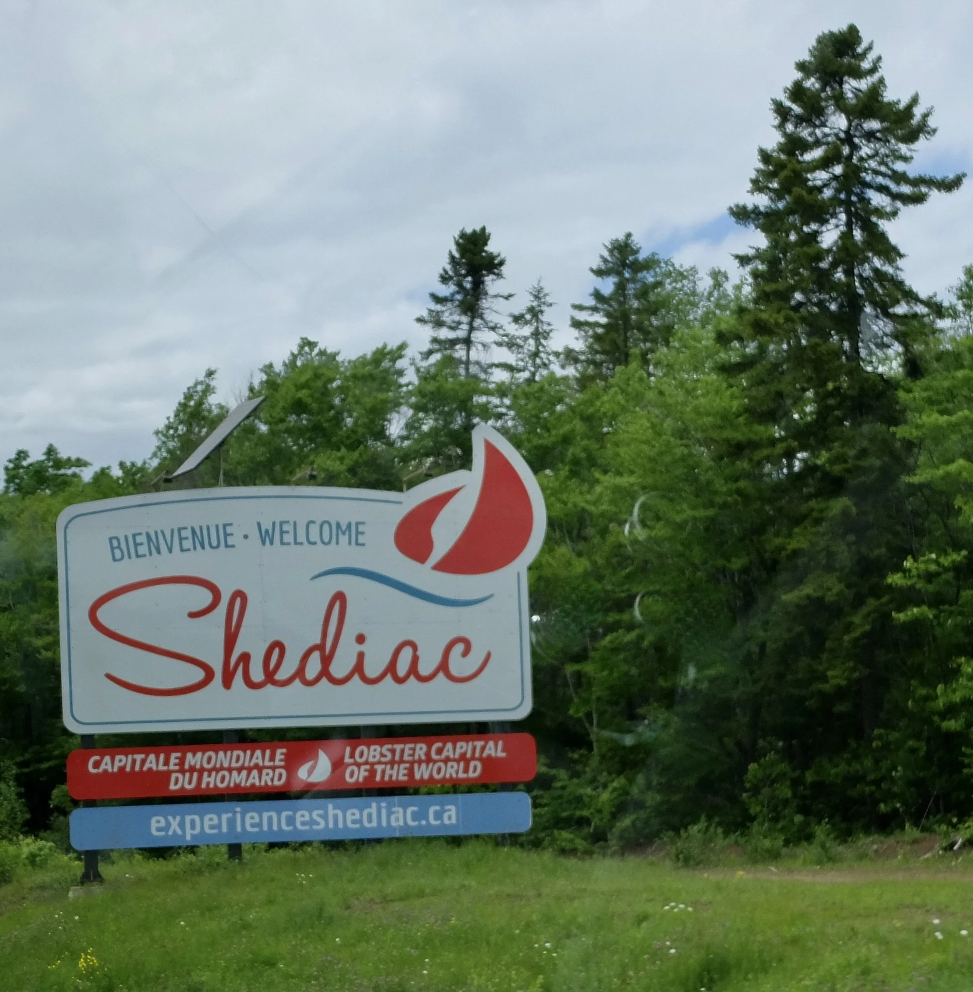  Drive on Route 15 to Moncton train station.  “At the western entrance to the town is a 90-ton sculpture called The Wo r ld's Largest Lobster.” 