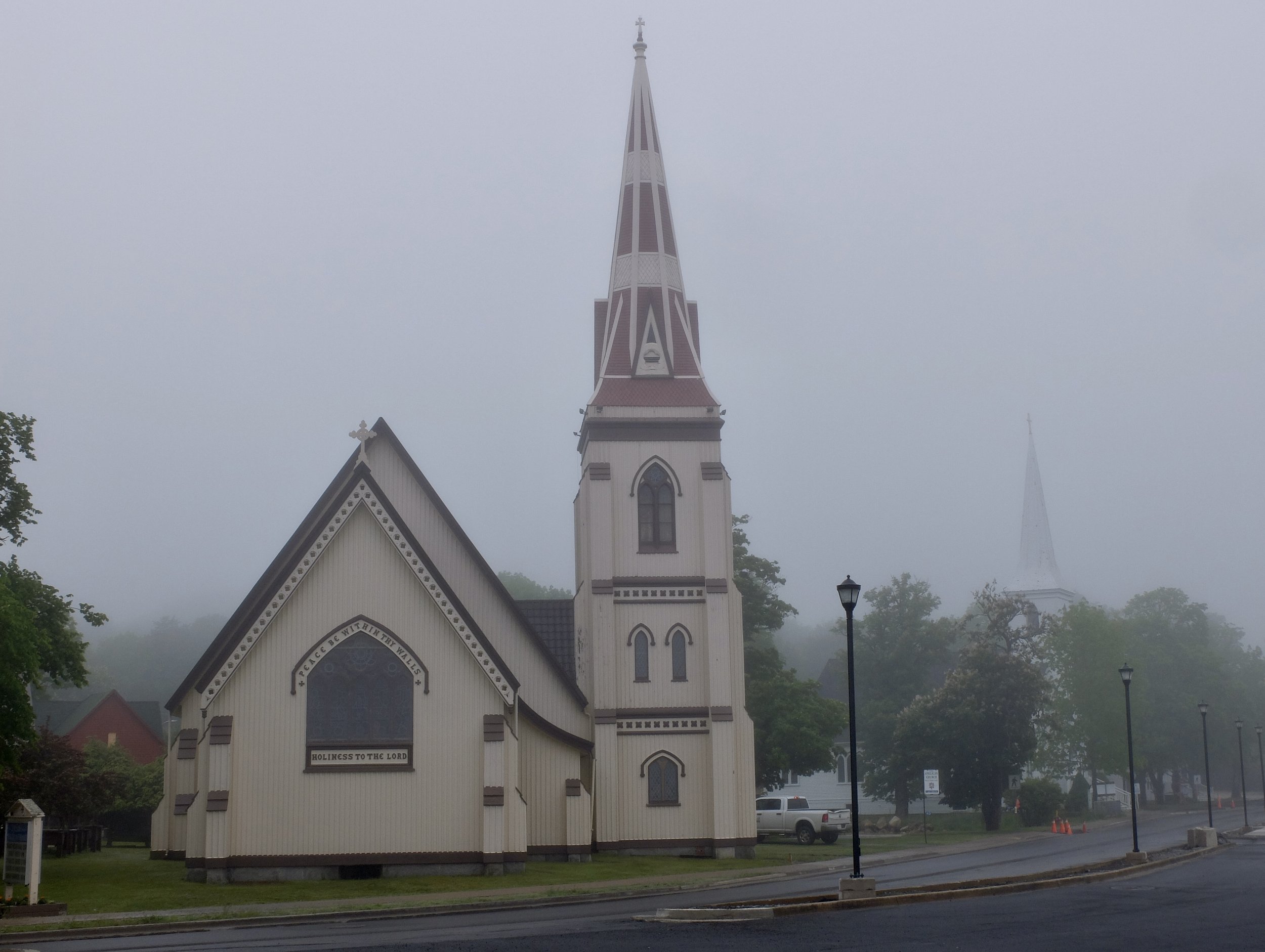 Peggy's Cove, Nova Scotia - One of three churches in a row along this road. 