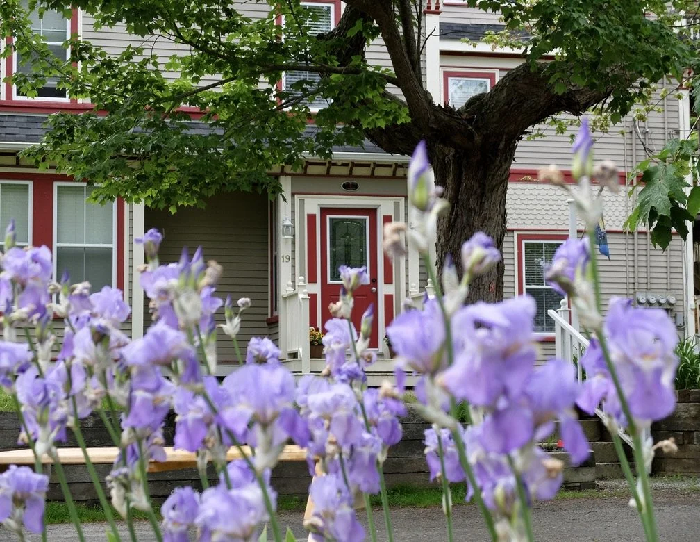  Town of Mahone Bay, Nova Scotia.  We found a nice coffee spot here. 
