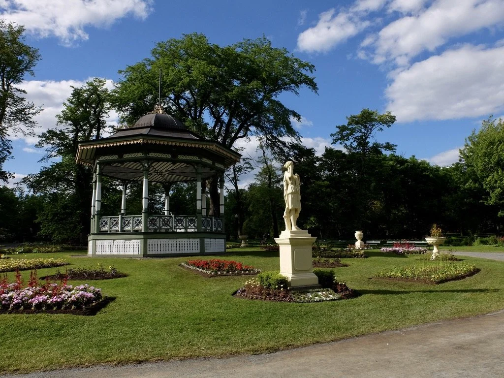  Victoria Garden, Halifax, Nova Scotia c. 1885.  Across street from our hotel, The Lord Nelson. 