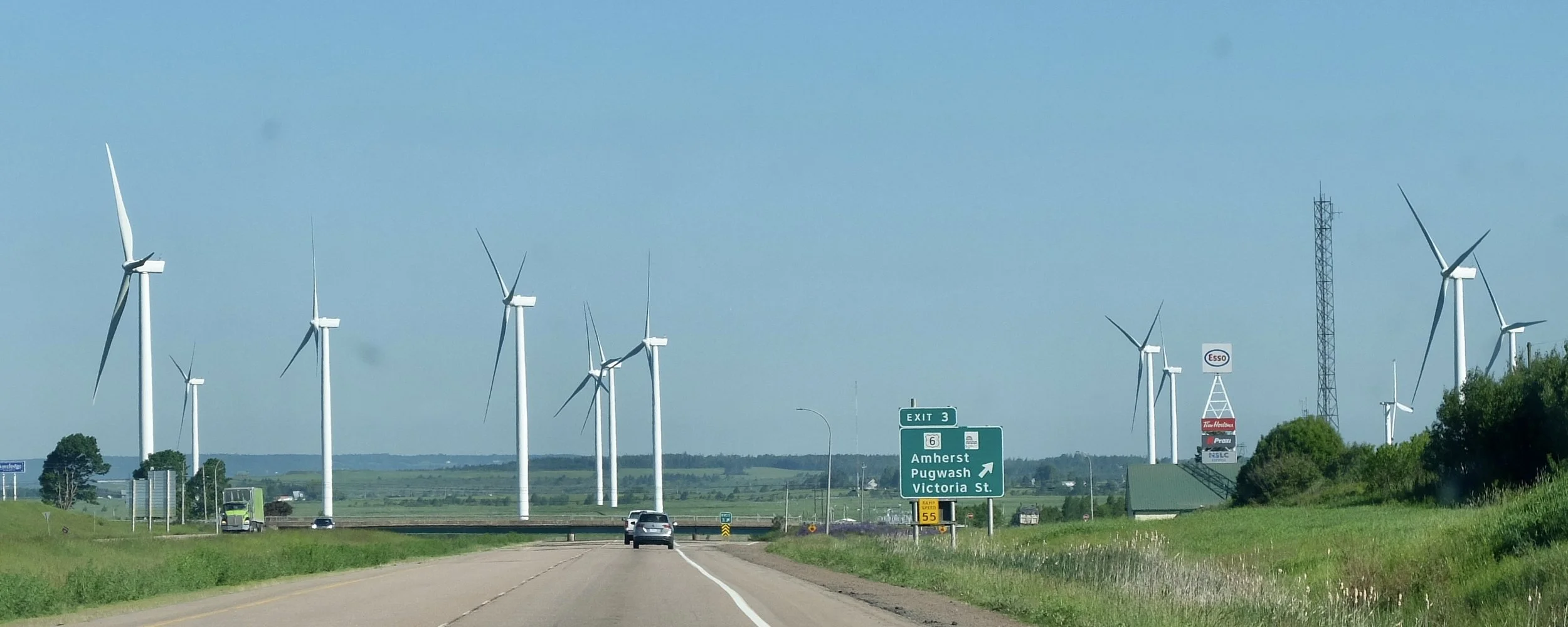  Power from the wind, of which there is plenty here in Nova Scotia. 