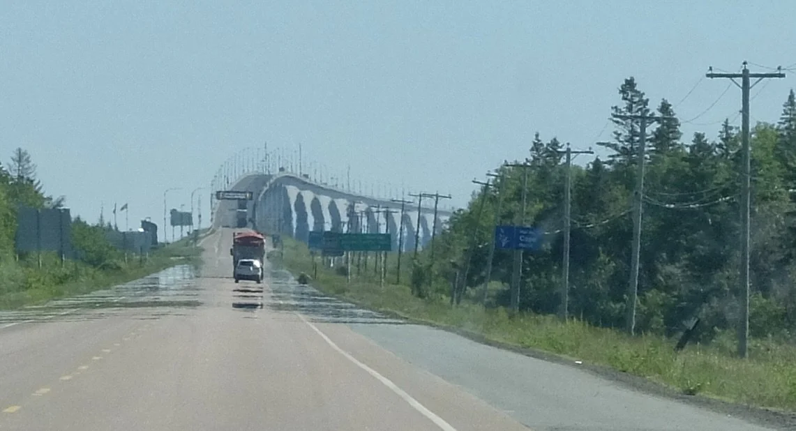  "The Confederation Bridge spans the Abegweit Passage of the Northumberland Strait, linking Borden-Carleton, Prince Edward Island, to Cape Jourimain, New Brunswick... 