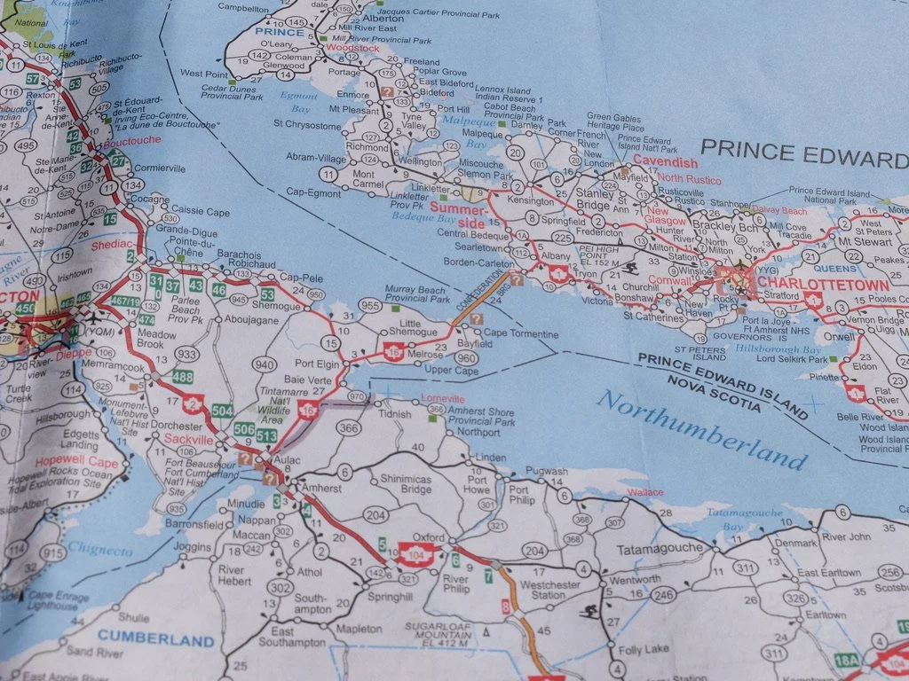 The Strait freezes over in wintertime.  We were headed to Charlottetown, PEI. 
