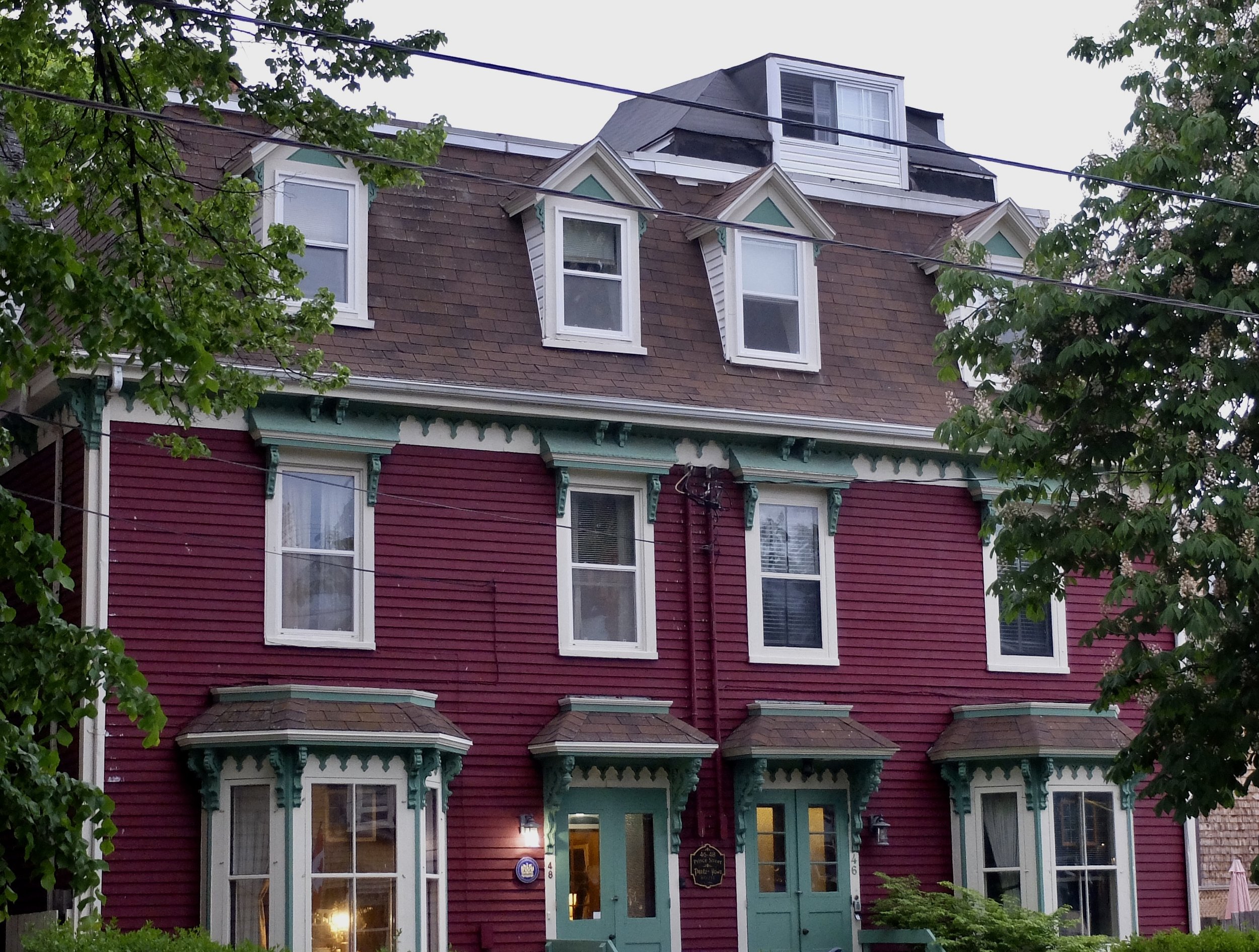  Prince Street Pentz-Howe House c. 1880, Designated Heritage Resource, Charlottetown, PEI.  The four of us liked this house. 
