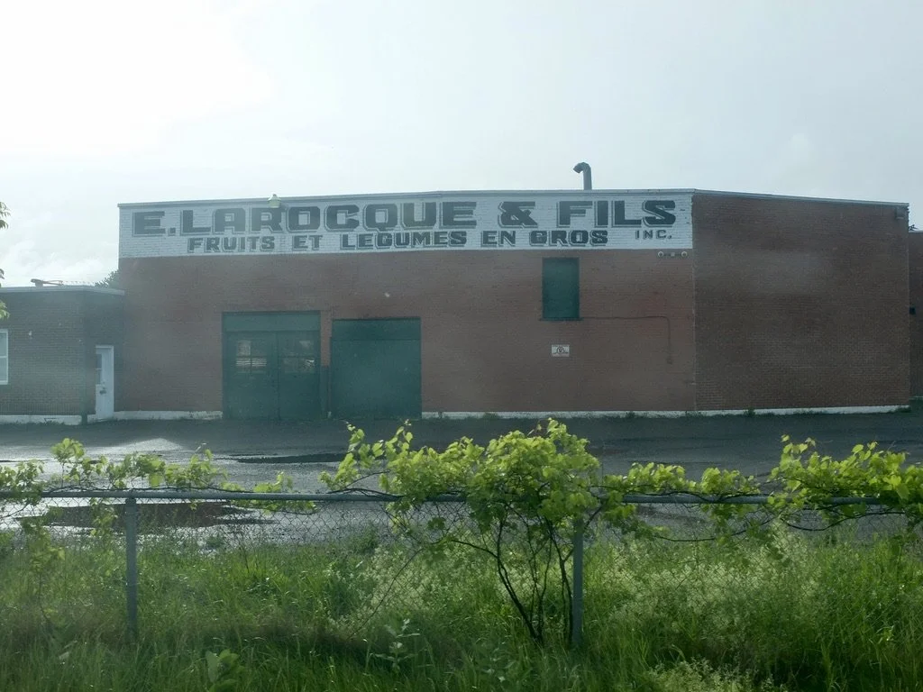  E.LAROCQUE &amp; FILS INC -  FRUITS ET LEGUMES EN GROS, (WHOLESALE FRUIT AND VEGETABLES), Drummondville, Canada.  VIA sleeper train to Montréal. 