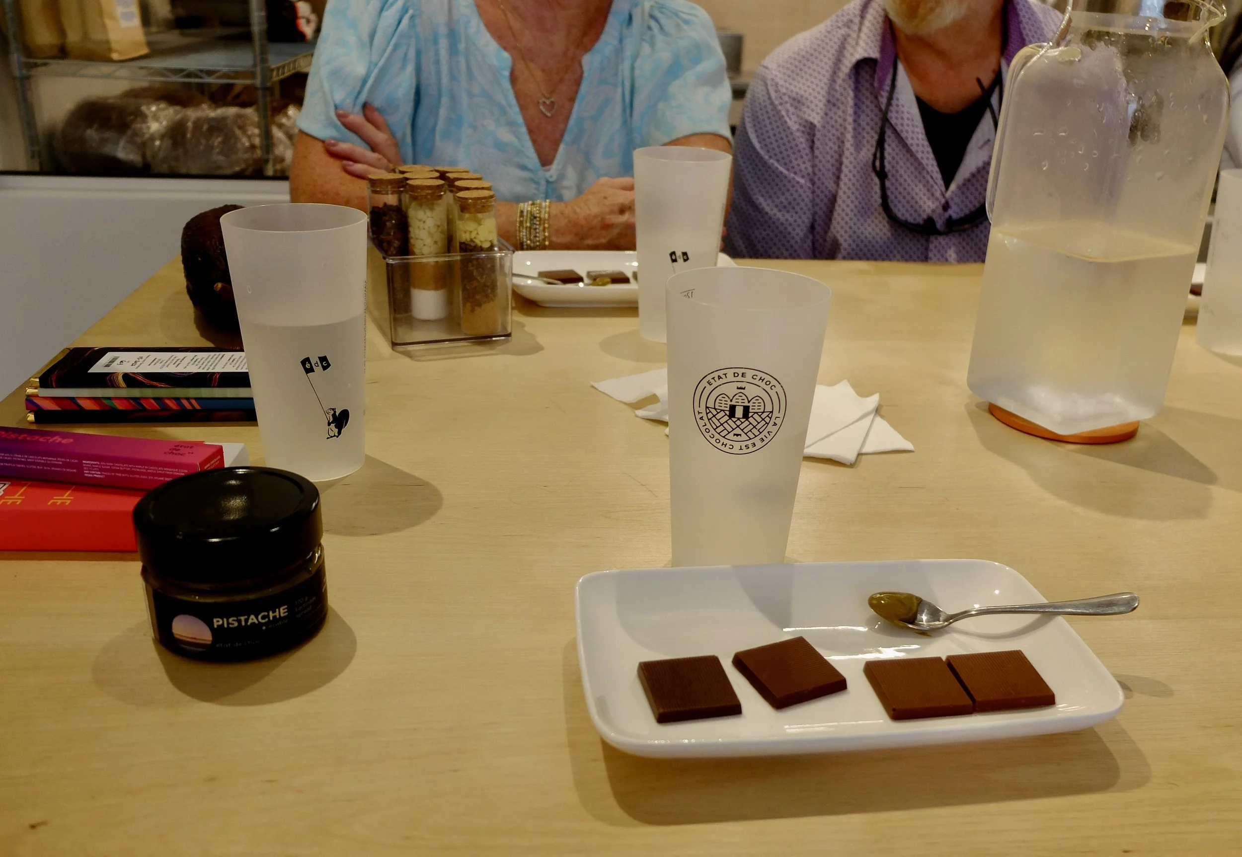  The État de choc chocolate shop was the last stop on  the Beyond the Market Montréal walking tour with Jesse. 