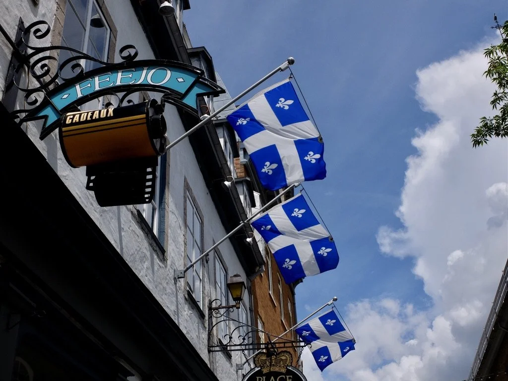  “The Boutique Feejos gift shop is a great place to find unique and interesting items.”   And.  Since 1948, the official provincial flag of Québec. 