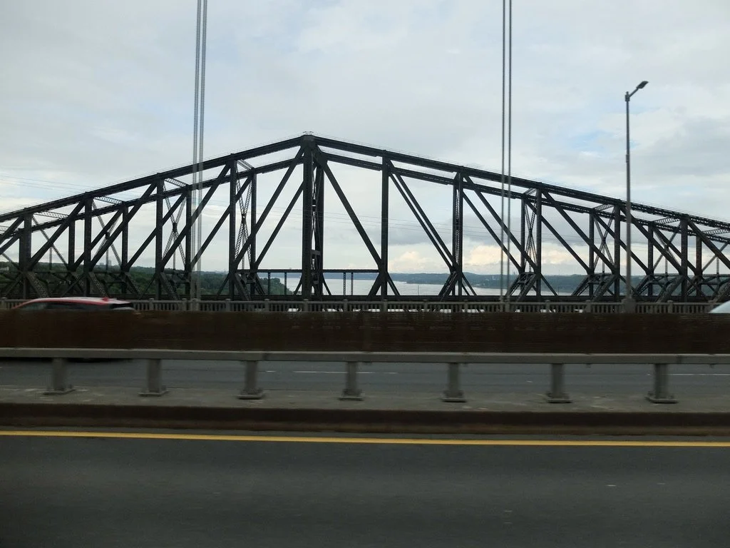  The ca. 1913 "...Saint-Laurent Railway Bridge…crossing the  St. Lawrence River  and the  Saint Lawrence Seaway ”   