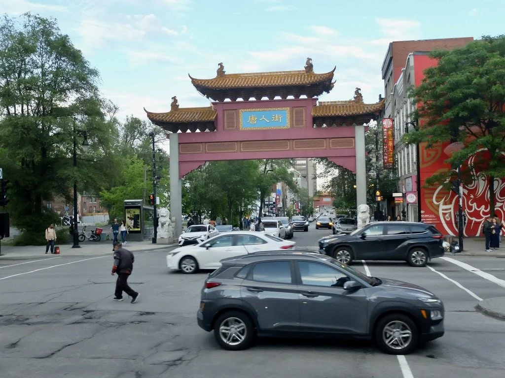  Gateway into Chinatown, Montréal. 