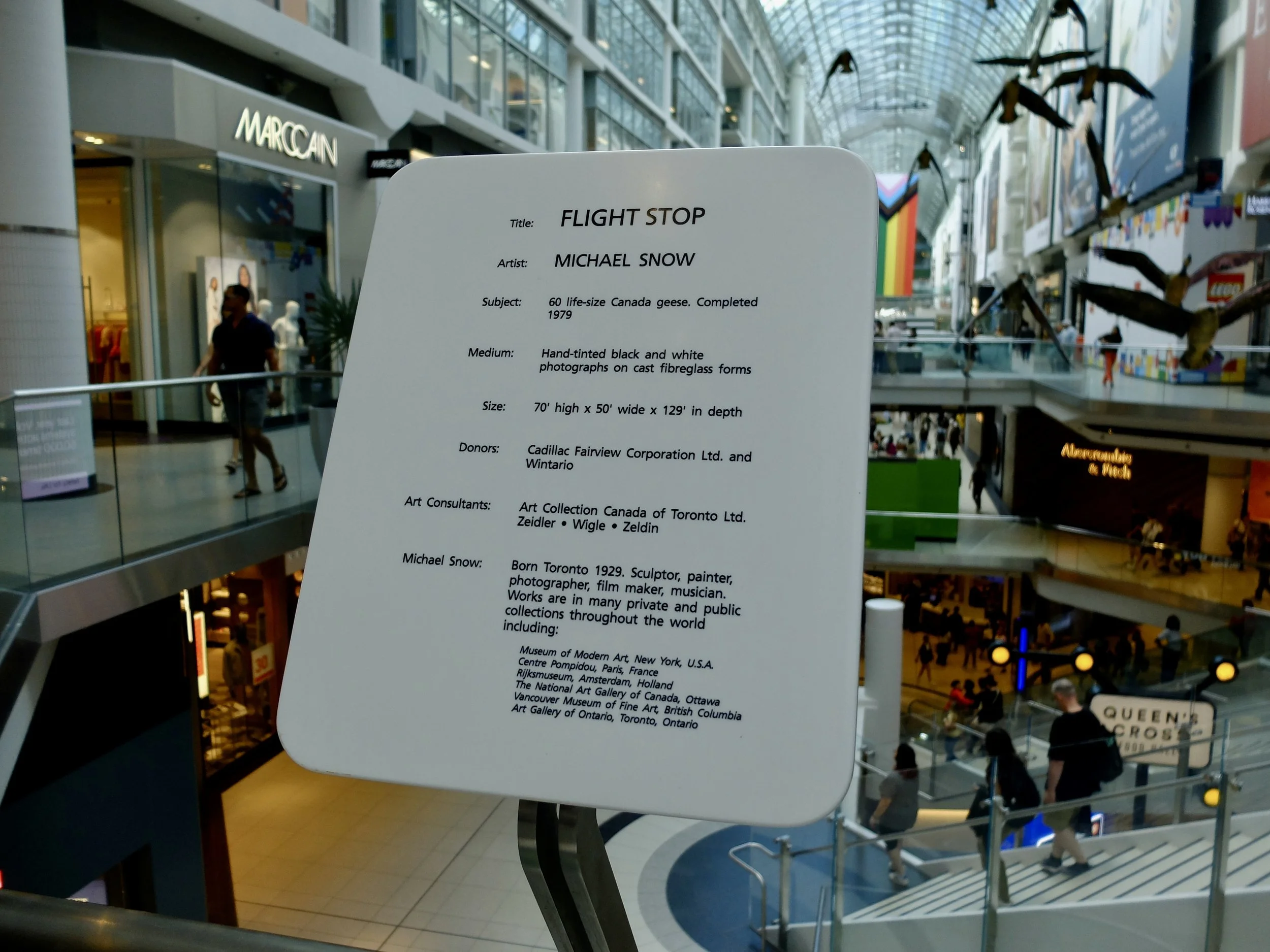  Eaton Centre. 