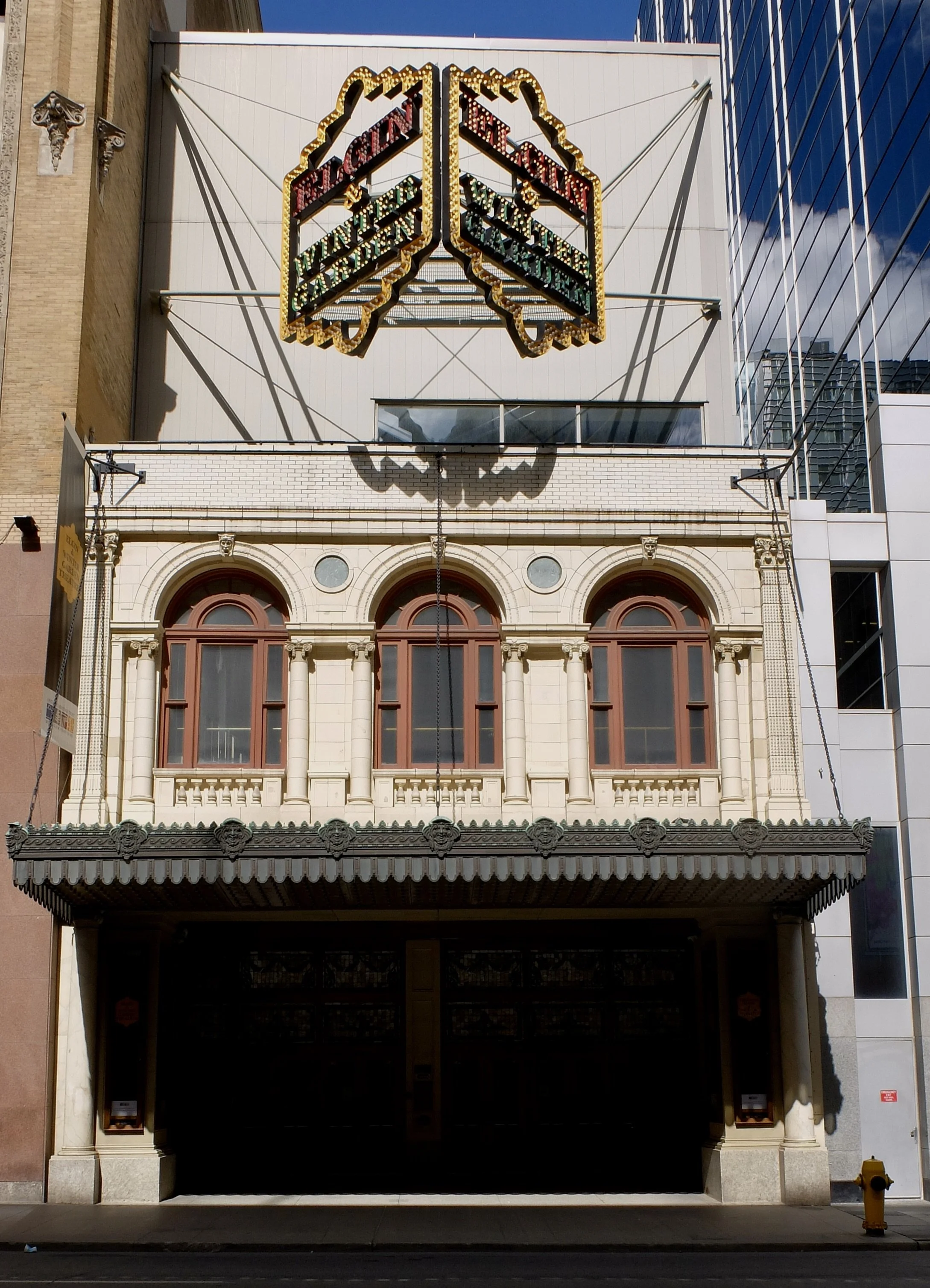  Elgin &amp; Winter Garden Theatre. "Built in 1913, the complex was the Canadian flagship of Marcus Loew's legendary theatre chain. Designed by Thomas Lamb as a 'stacked' theatre complex, it contained the Winter Garden Theatre, constructed on top of 