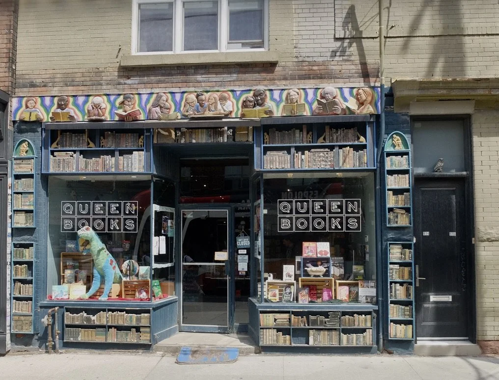  “QUEEN BOOKS"  The 501 Queen Streetcar route.  