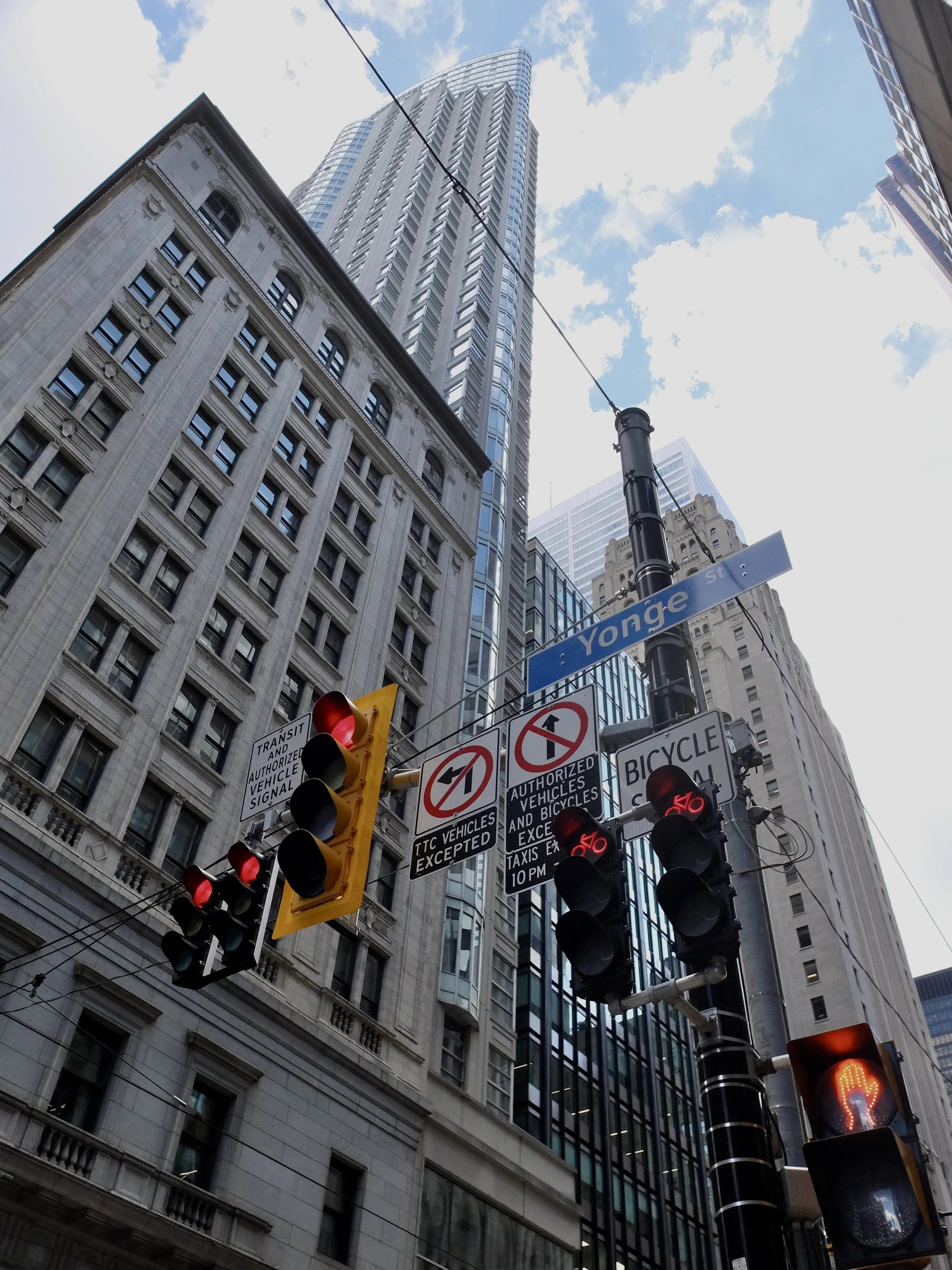  We had time to walk about downtown Toronto. 