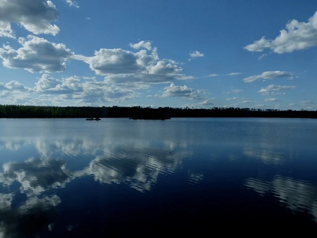  So many lakes that I can’t find the name of this one.  It’s most likely in Manitoba Province &amp; might be Brereton Lake.  From The Canadian. 