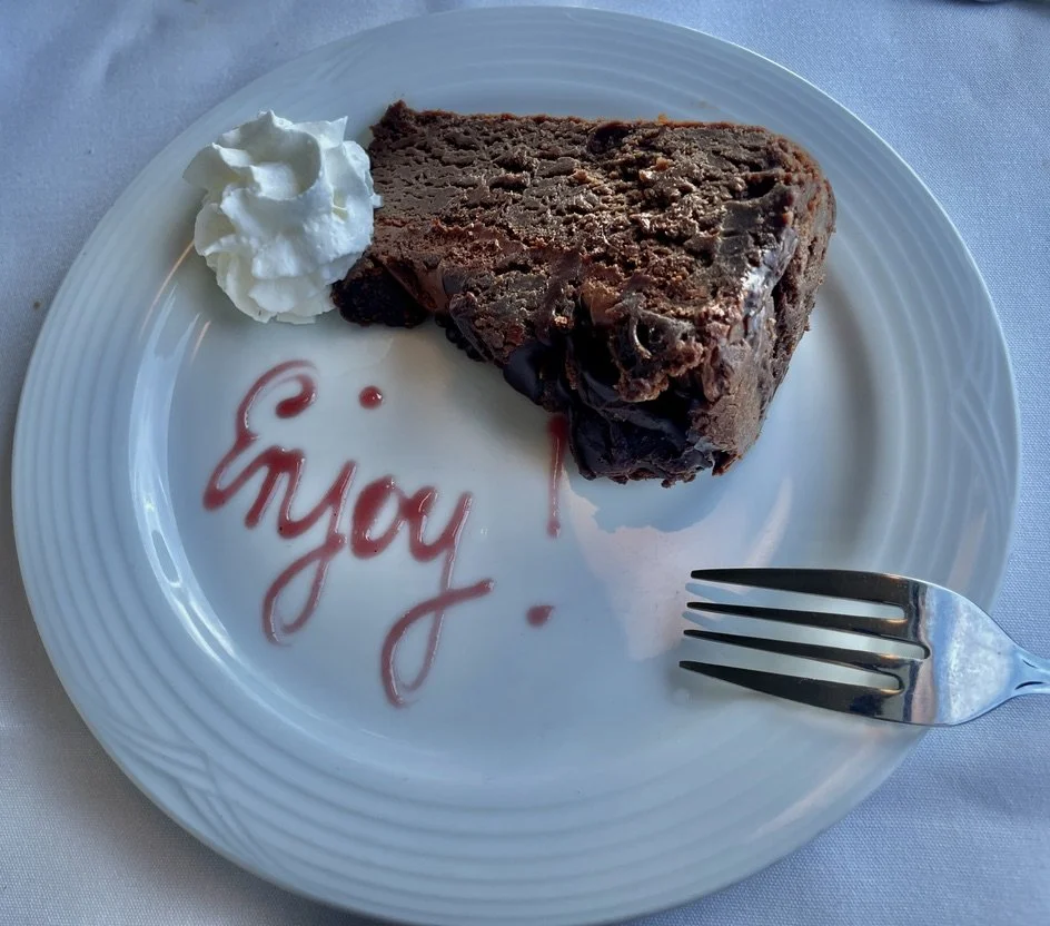  The Canadian dining car.  And we did  Enjoy!   until…   