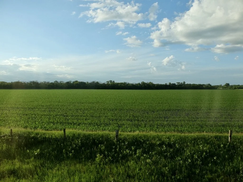  Going forward to the west through Manitoba Province on the Canadian. 